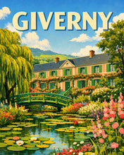 Laden Sie das Bild in den Galerie-Viewer, Malen nach Zahlen Figured'Art – Reiseposter Giverny