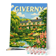 Laden Sie das Bild in den Galerie-Viewer, Reiseposter Giverny