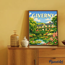 Laden Sie das Bild in den Galerie-Viewer, Reiseposter Giverny