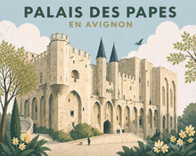 Laden Sie das Bild in den Galerie-Viewer, Malen nach Zahlen Figured'Art – Papstpalast von Avignon