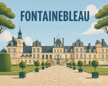 Laden Sie das Bild in den Galerie-Viewer, Malen nach Zahlen Figured'Art – Schloss Fontainebleau