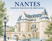 Laden Sie das Bild in den Galerie-Viewer, Malen nach Zahlen Figured'Art – Schloss der Herzöge der Bretagne, Nantes