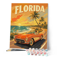 Laden Sie das Bild in den Galerie-Viewer, Vintage-Poster Florida