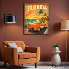 Laden Sie das Bild in den Galerie-Viewer, Vintage-Poster Florida