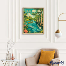 Laden Sie das Bild in den Galerie-Viewer, Vintage-Poster der Tierwelt Floridas