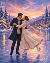 Laden Sie das Bild in den Galerie-Viewer, Malen nach Zahlen Figured'Art – Winterliebe