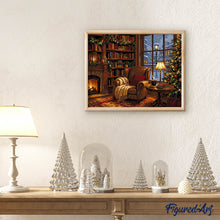 Laden Sie das Bild in den Galerie-Viewer, Weihnachten am Kamin