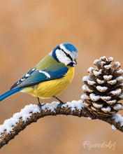 Laden Sie das Bild in den Galerie-Viewer, Malen nach Zahlen Figured'Art – Blaumeise