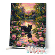 Laden Sie das Bild in den Galerie-Viewer, Katze in Blüte
