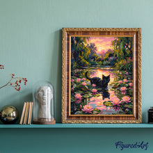 Laden Sie das Bild in den Galerie-Viewer, Katze in Blüte