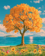 Laden Sie das Bild in den Galerie-Viewer, Malen nach Zahlen Figured'Art – Herbst am Meer