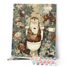 Laden Sie das Bild in den Galerie-Viewer, Blumenthron für den Otter