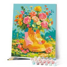 Laden Sie das Bild in den Galerie-Viewer, Blumenstiefel