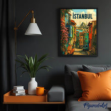 Laden Sie das Bild in den Galerie-Viewer, Reiseplakat Istanbul