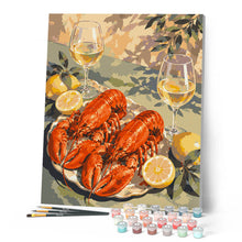 Laden Sie das Bild in den Galerie-Viewer, Hummer und Wein