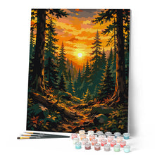 Laden Sie das Bild in den Galerie-Viewer, Goldener Kiefernwald