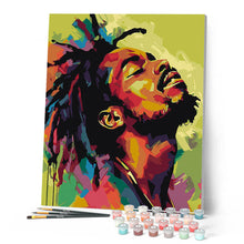 Laden Sie das Bild in den Galerie-Viewer, Reggae-Mann - Abstrakte Street Art