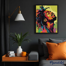 Laden Sie das Bild in den Galerie-Viewer, Reggae-Mann - Abstrakte Street Art