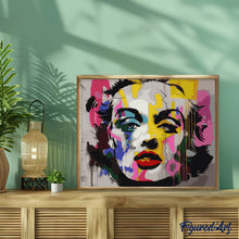 Laden Sie das Bild in den Galerie-Viewer, Pop-Art-Graffiti-Porträt