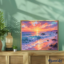 Laden Sie das Bild in den Galerie-Viewer, Goldene Stunde am Meer