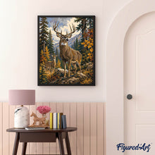 Laden Sie das Bild in den Galerie-Viewer, Majestätischer Wildhirsch