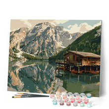 Laden Sie das Bild in den Galerie-Viewer, Dolomiten Seespiegelung