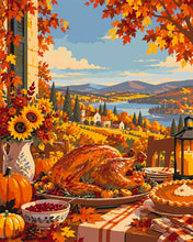 Laden Sie das Bild in den Galerie-Viewer, Malen nach Zahlen Figured'Art – Thanksgiving auf dem Land