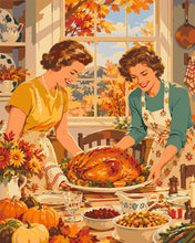 Laden Sie das Bild in den Galerie-Viewer, Malen nach Zahlen Figured'Art – Thanksgiving wird Serviert