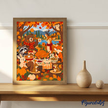 Laden Sie das Bild in den Galerie-Viewer, Waldfreunde zu Thanksgiving