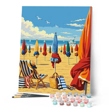 Laden Sie das Bild in den Galerie-Viewer, Strand von Deauville, Normandie
