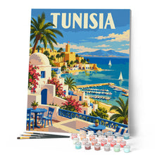 Laden Sie das Bild in den Galerie-Viewer, Reiseplakat Tunesien