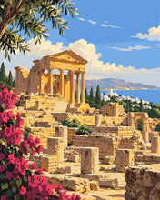 Laden Sie das Bild in den Galerie-Viewer, Malen nach Zahlen Figured'Art – Dougga, Tunesien