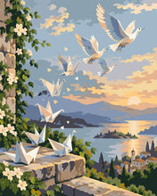 Laden Sie das Bild in den Galerie-Viewer, Malen nach Zahlen Figured'Art – Origami-Vögel