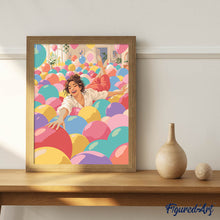 Laden Sie das Bild in den Galerie-Viewer, Schwimmen durch Luftballons