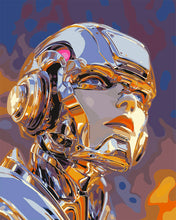 Laden Sie das Bild in den Galerie-Viewer, Malen nach Zahlen Figured'Art – Humanoider Roboter