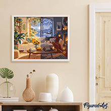 Laden Sie das Bild in den Galerie-Viewer, Vom Sommer zum Winter im Wohnzimmer