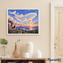 Laden Sie das Bild in den Galerie-Viewer, Wolkenwal über dem Tal