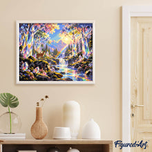 Laden Sie das Bild in den Galerie-Viewer, Prismatischer Kristallwald
