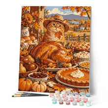 Laden Sie das Bild in den Galerie-Viewer, Thanksgiving-Katzenfest