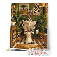 Laden Sie das Bild in den Galerie-Viewer, Die Morgenroutine des Zebras