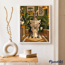 Laden Sie das Bild in den Galerie-Viewer, Die Morgenroutine des Zebras