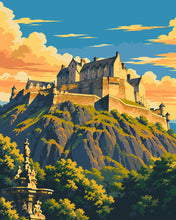 Laden Sie das Bild in den Galerie-Viewer, Malen nach Zahlen Figured'Art – Schloss Edinburgh