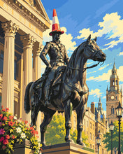 Laden Sie das Bild in den Galerie-Viewer, Malen nach Zahlen Figured'Art – Wellington-Statue Glasgow