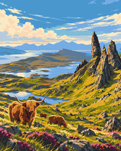 Laden Sie das Bild in den Galerie-Viewer, Malen nach Zahlen Figured'Art – Isle of Skye