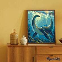 Laden Sie das Bild in den Galerie-Viewer, Loch-Ness-Monster Unterwasser