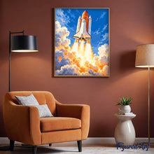 Laden Sie das Bild in den Galerie-Viewer, Start der Raumfähre