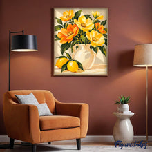 Laden Sie das Bild in den Galerie-Viewer, Sonnige Zitronen und goldene Blüten