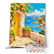 Laden Sie das Bild in den Galerie-Viewer, Mediterrane Terrasse am Meer