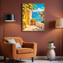 Laden Sie das Bild in den Galerie-Viewer, Mediterrane Terrasse am Meer