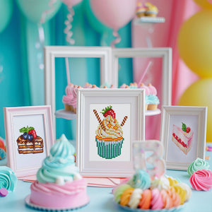 Mini Serie Diamond Painting - Süße Leckereien und Gebäck